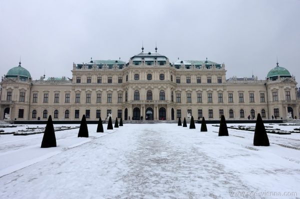 Wien Oberes Belvedere Winter Private Stadtfuhrungen