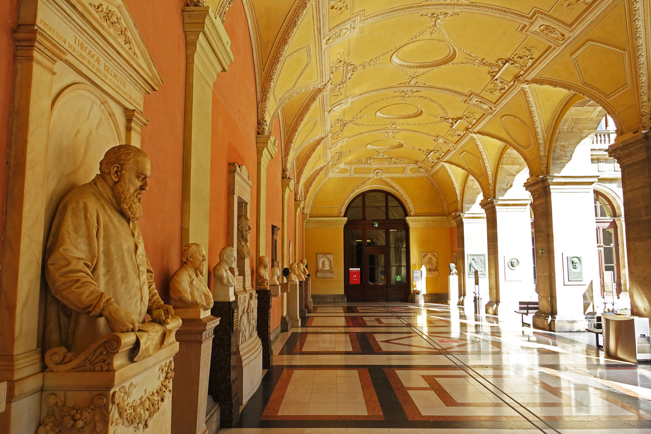 History of Medicine Vienna Archade Courtyard Universiy Vienna